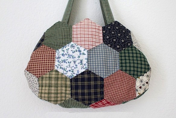 Bag Patchwork of Hexagons ~ DIY Tutorial Ideas!