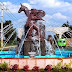 Develan la “Estatua al Burro” en Otumba, estado de México