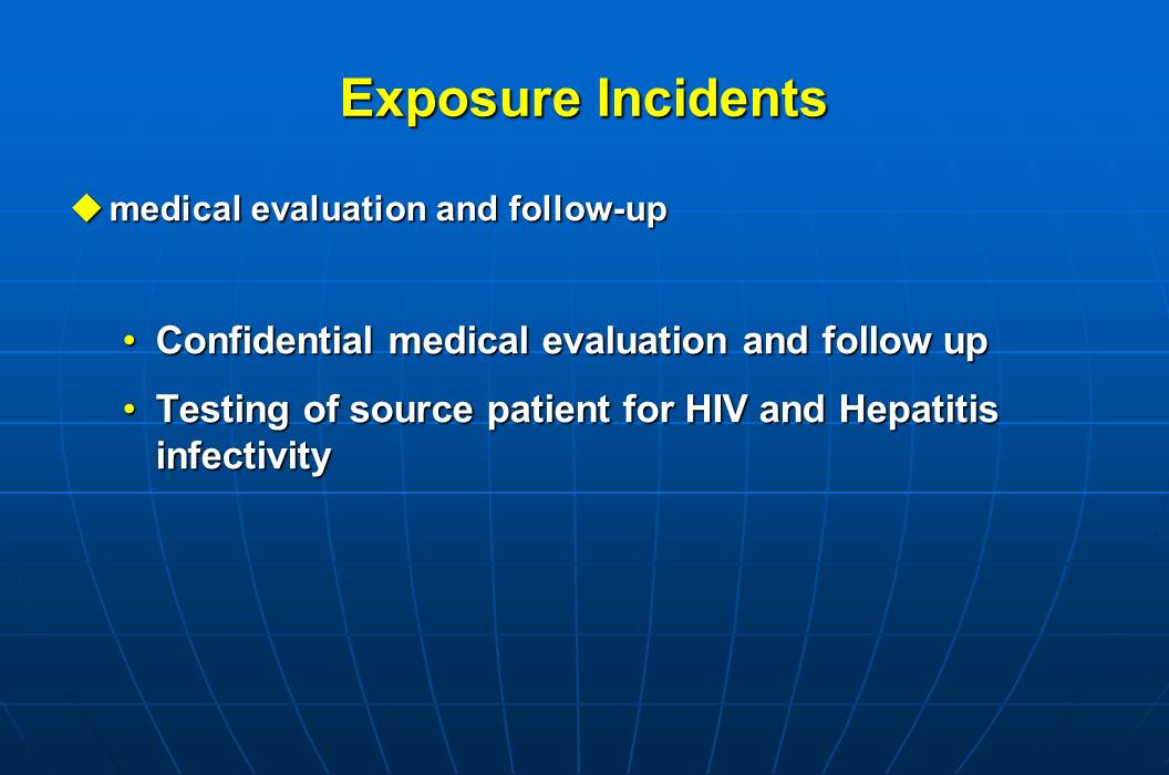 Dentistry Infection control guidelines
