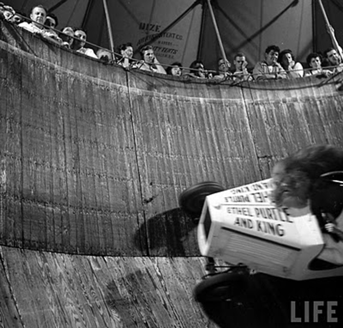 The Wall Of Death History and A Film By Benedict Campbell - Rusty Knuckles - Motors and Music ...