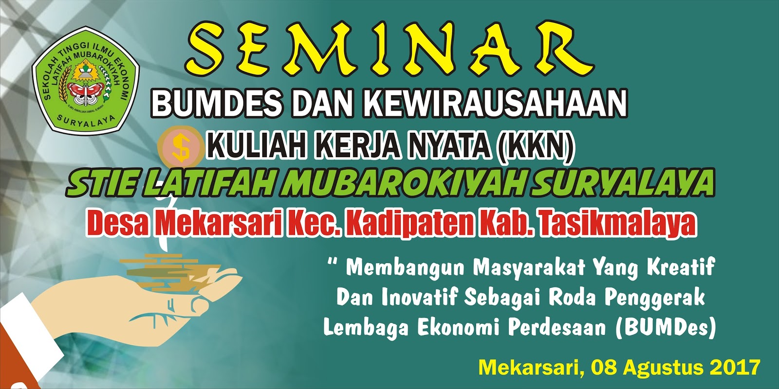 Download Contoh Spanduk Seminar BUMDES.cdr  KARYAKU