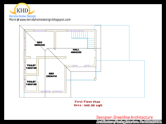 Indian Home Villa Design - July 2011