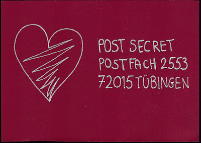 PostSecret auf Deutsch, Postfach 2553, 72015 Tübingen, Germany