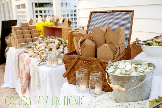 hacer un picnic
