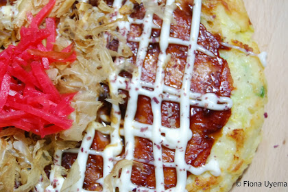 Japanese Street Food Recipe - Okonomiyaki - Japanese pancake
