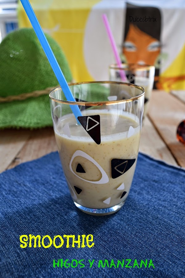 Smoothie de higos y manzana
