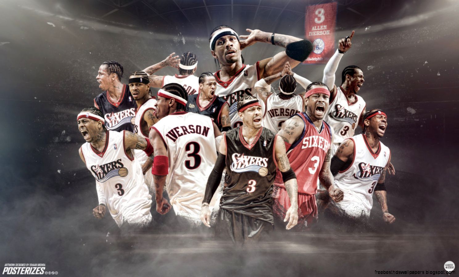 Allen Iverson Wallpaper 76ers   WallpaperSafari