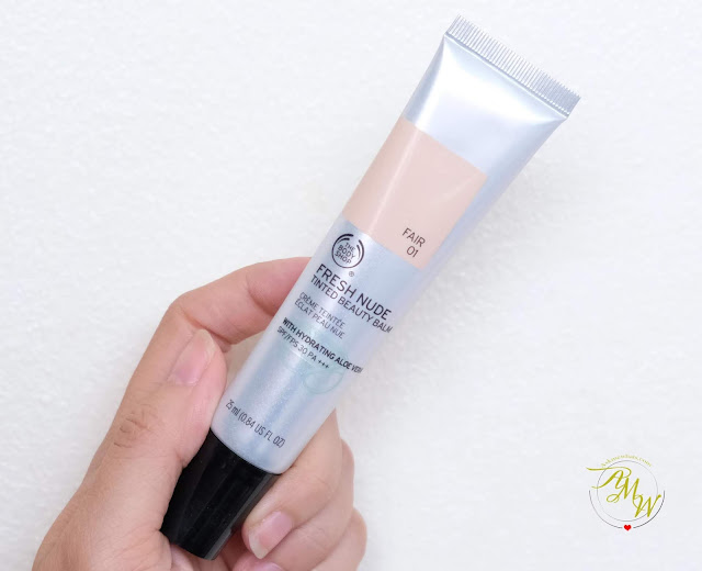 a photo of The Body Shop Fresh Nude Tinted Beauty Balm Review by Nikki Tiu of askmewhats.com