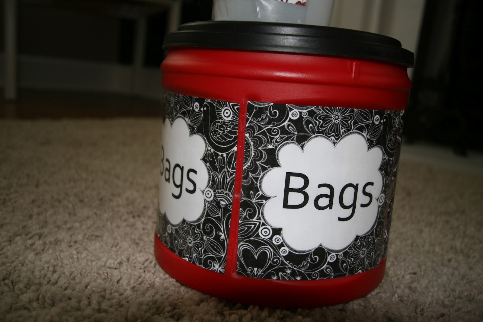 Pinspired Makeover Monday Plastic Bag Container & Snack Container