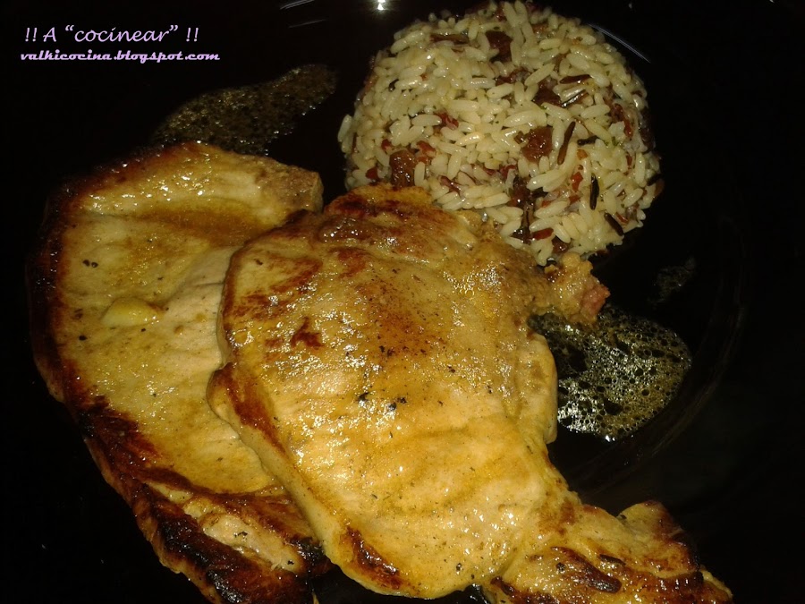 Chuletas de cerdo marinadas