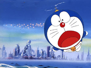 Wallpaper Doraemon Terbang High Resolution HD Android Desktop