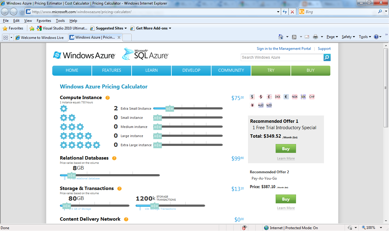Azure Application Gateway Pricing Calculator