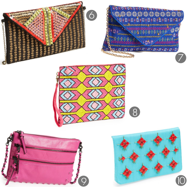 Carry On 10 Summer Clutches Under 100!