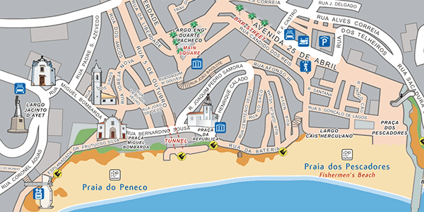 Map Of Old Town Albufeira Portugal 20 Years From Now: Exploring Albufeira
