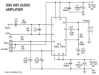 DIY Home Audio Workshop: Power Amplifier berbasis chip TDA 7294