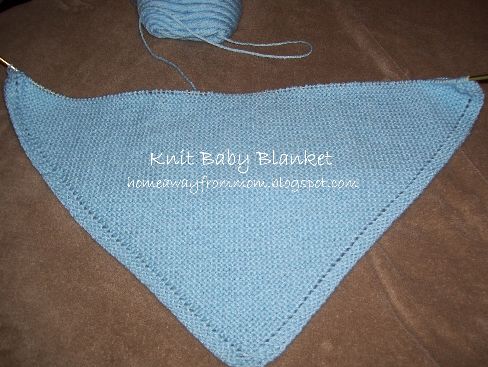 Home Away From Mom 2 Knitting Project 2 /Baby Blanket