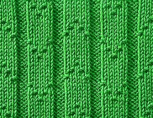 Knitting Galore: Saturday Stitch: Chevron Ribs