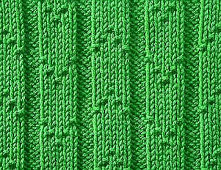 Knitting Galore: Saturday Stitch: Chevron Ribs