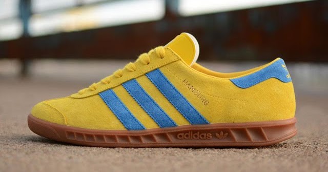adidas hamburg black yellow gum