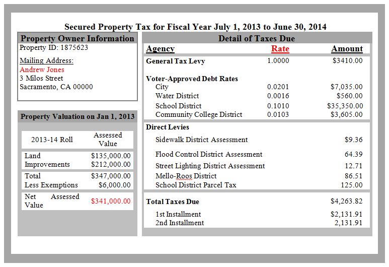 Property and Property Tax California Property Tax Change in ownership