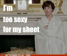sherlock too sexy for his sheet