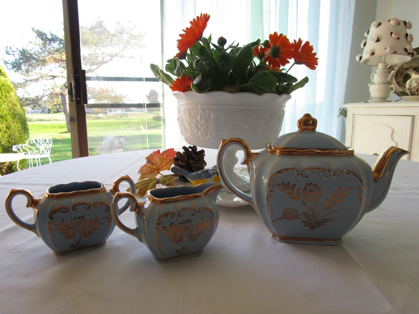 Karen's Cottage and Castle A New Baby Blue Tea Set