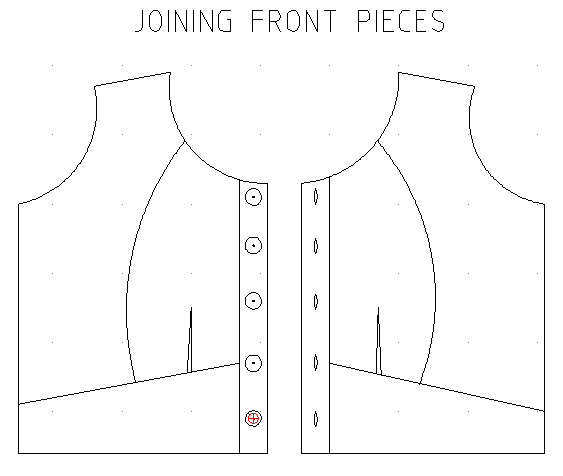 Easy2Stitch: How to Stitch Katori Blouse (Different Front & Back Color)?