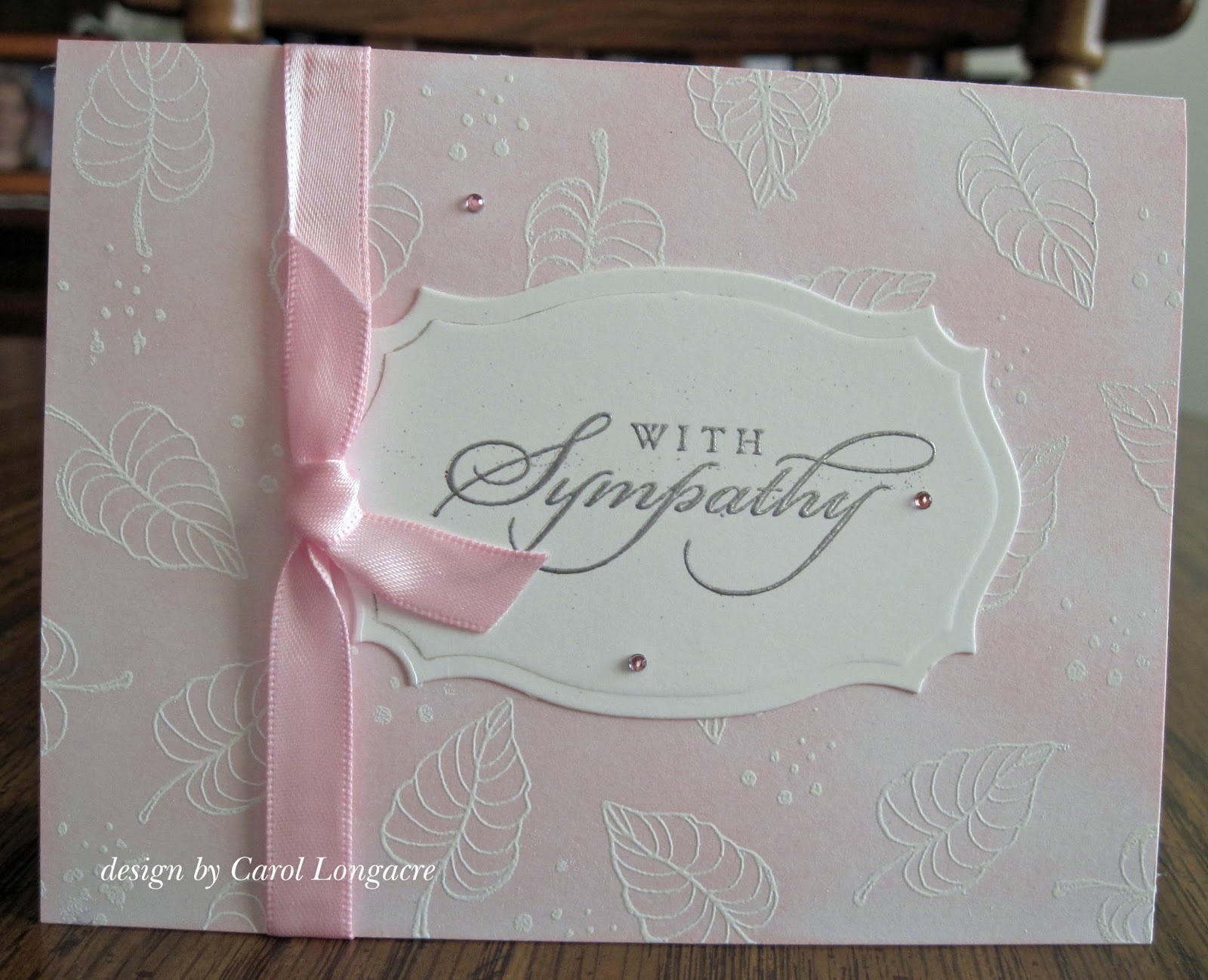 Our Little Inspirations: Sympathy Card