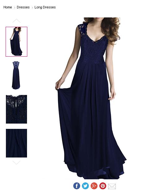 Navy Blue And White Dress - Womens Summer Clothes Sale Uk