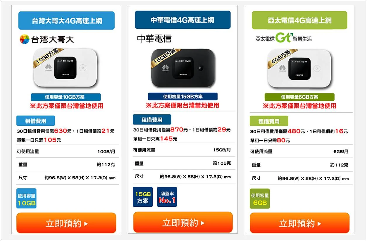 台灣-WiFi機-流量型-電信方案-WiFi分享器-推薦-台灣租借WiFi-台灣4G吃到飽WiFi機-隨身WiFi-CP值-便宜WiFi機-4G上網-網路