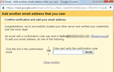 enter the verification pin from the email