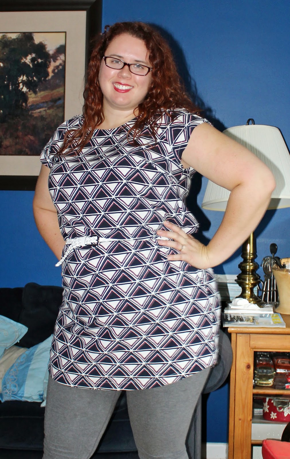 What Mama Wears: Graphic Shift dress