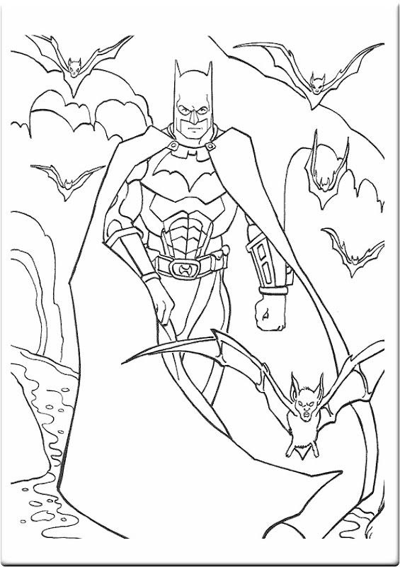 Batman and Friends Save The World | Super Hero Coloring Pages title=