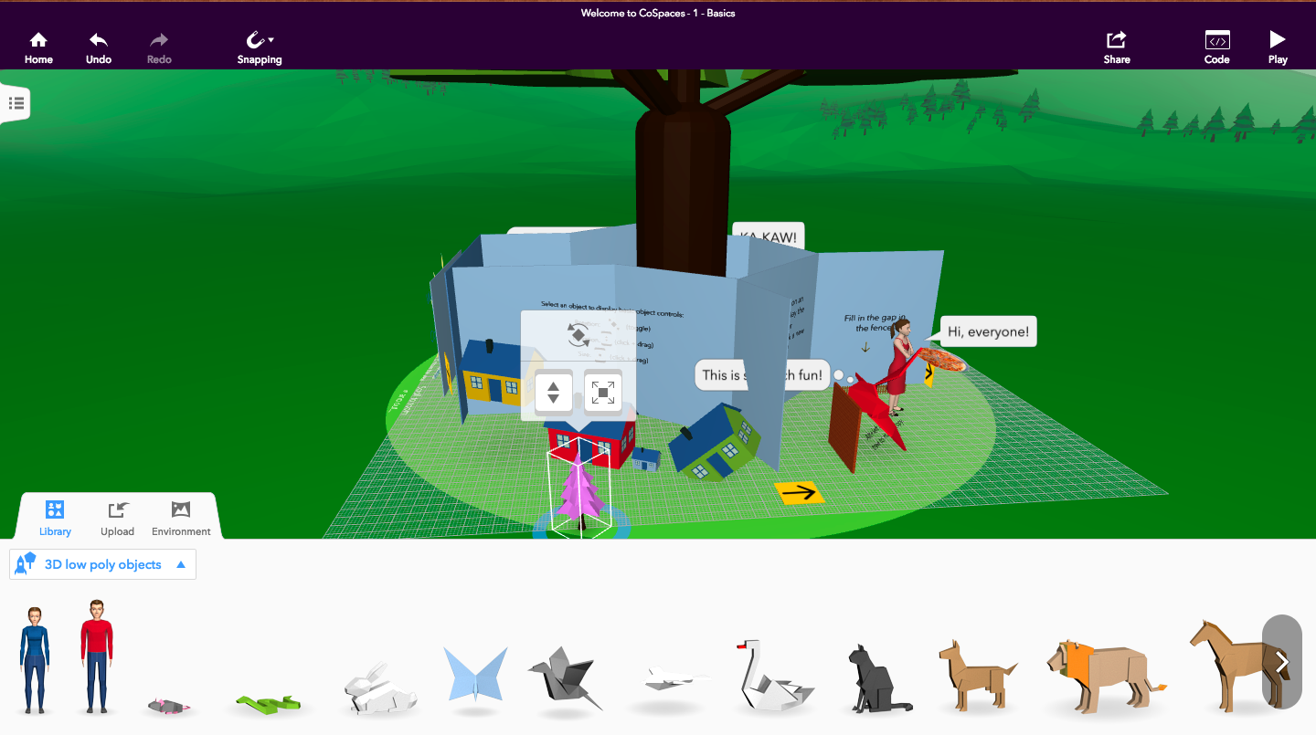 EdTechnocation: CoSpaces Edu Basic: a Free Version Just in Time for 2018!