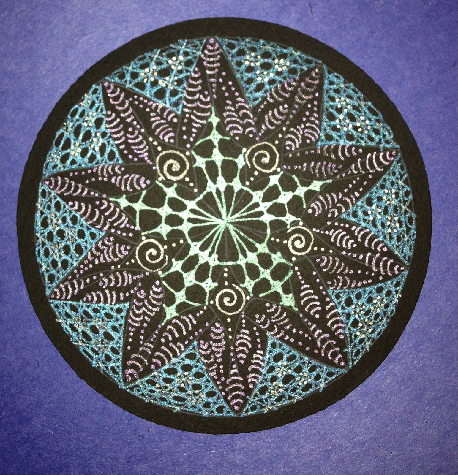 Tangle On...Bead On.....: Create your own Mandala