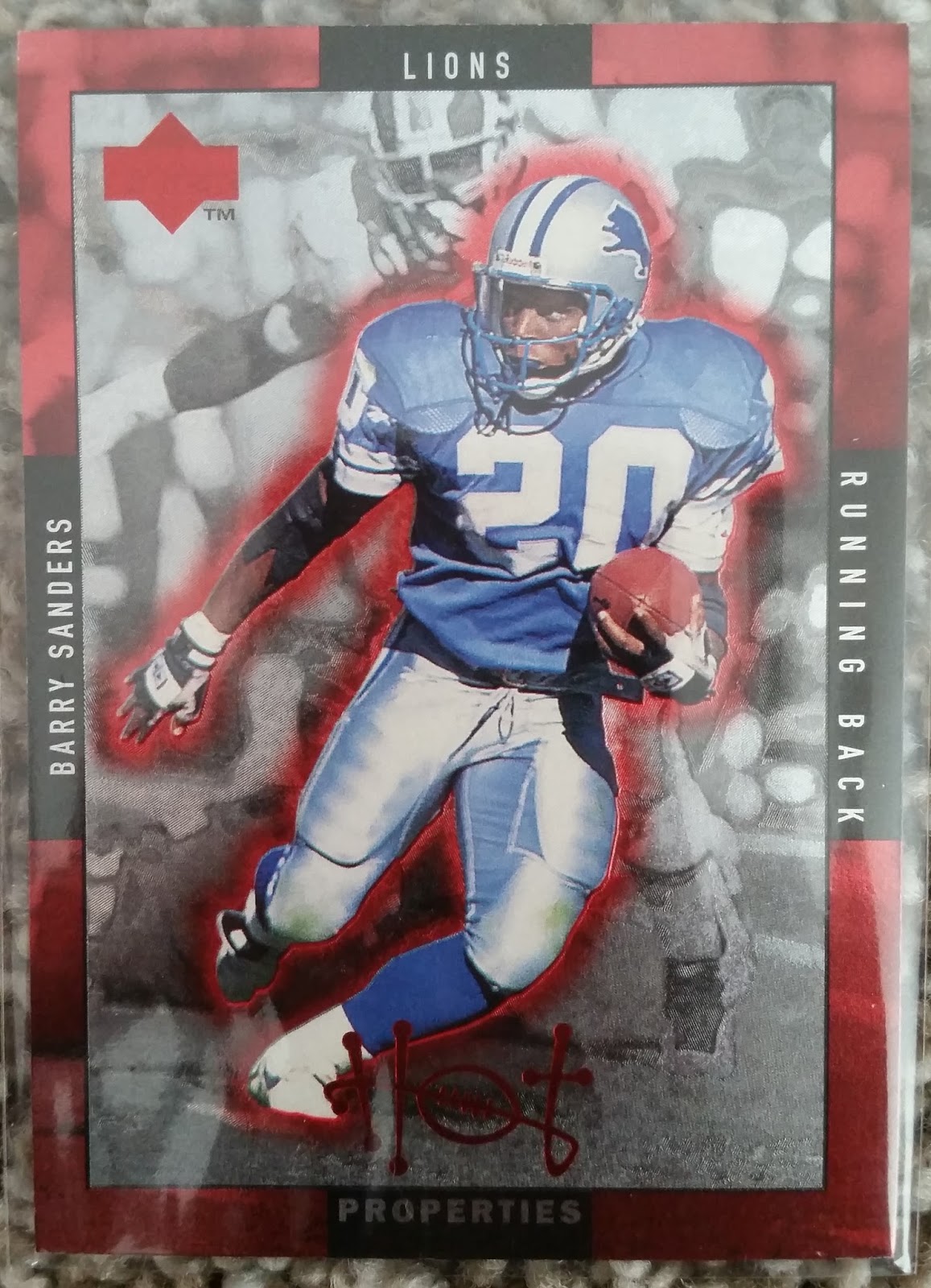 Bump and Run Football Card Blog My Top 10 Barry Sanders