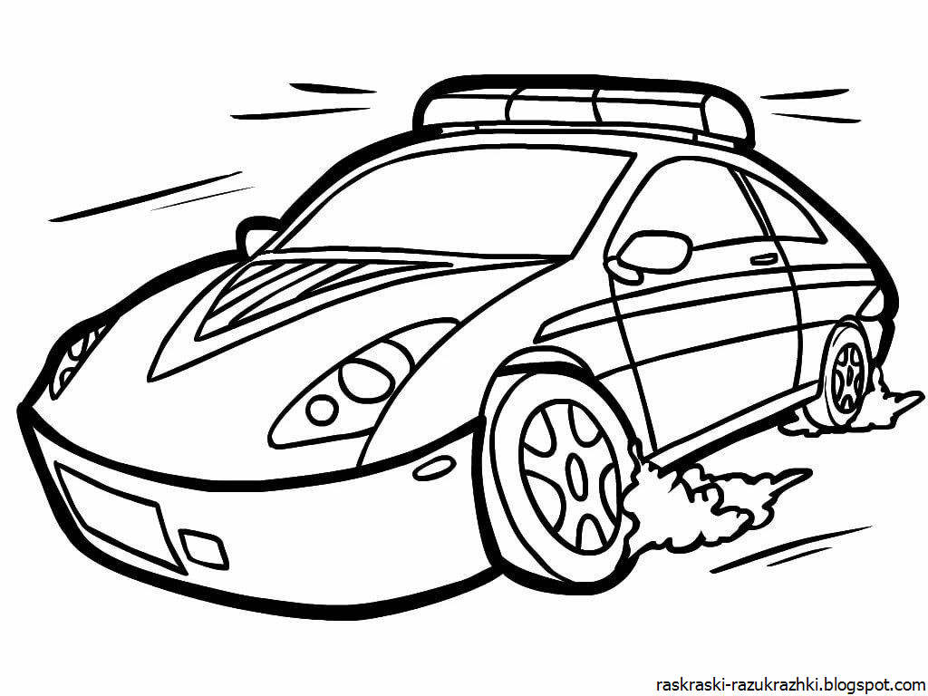Раскраски Для Детей 4 5 Машинки
