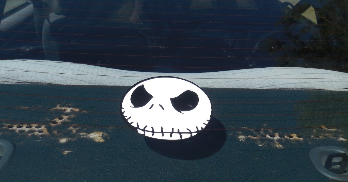 Laura Tiffany Jack Skellington Car Decal