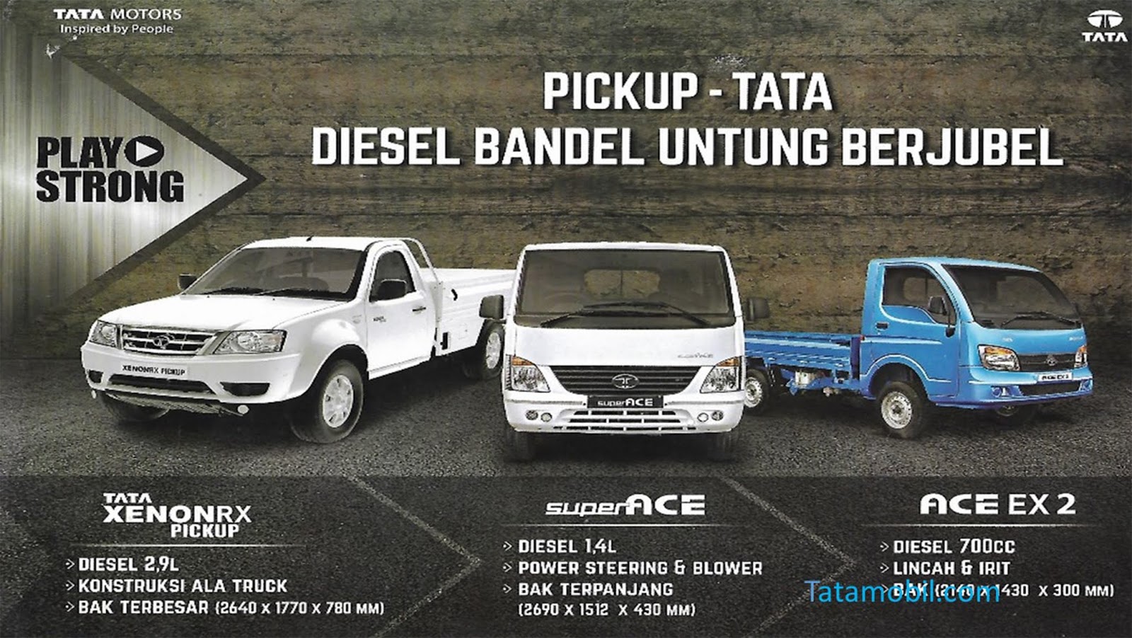 Daftar Harga Tata Super Ace 1400 Cc Tata Mobil Jakarta Tata Mobil Jakarta Spesial Kendaraan Niaga Jagonya Pick Up Masa Kini