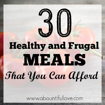 Frugal and Healthy Meals