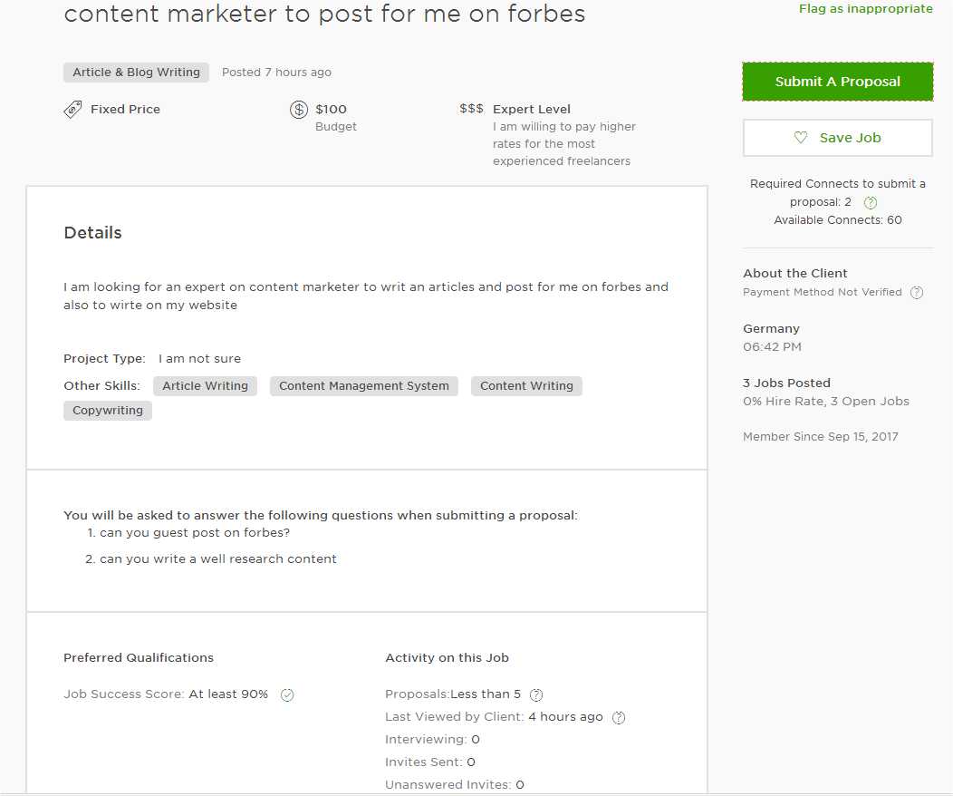 cover letter articles