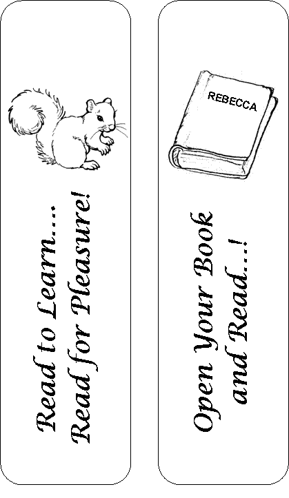 Craft and Activities for All Ages!: Two New Bookmarks to Download and ...