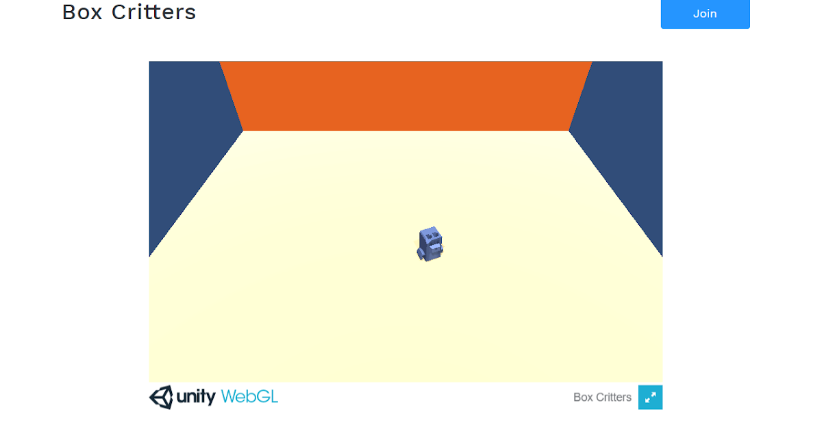 Prueba de Unity GL de Box Critters en línea.