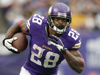 Adrian Peterson is the NFL's leading rusher