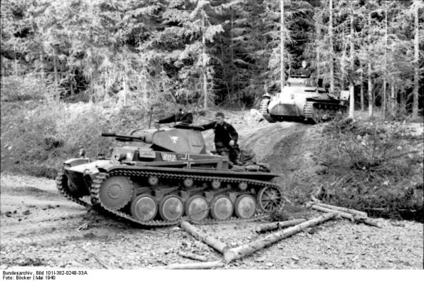 12 May 1940 worldwartwo.filminspector.com Ardennes tanks panzers German