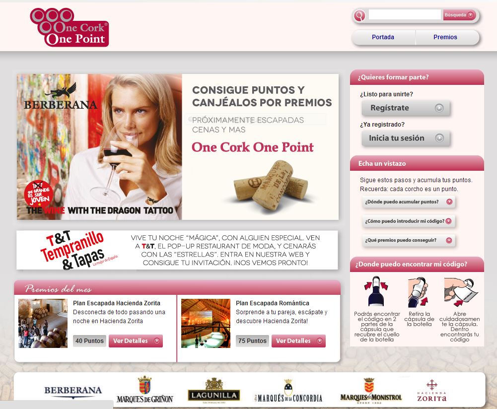 Www Berberana Com One Cork One Point