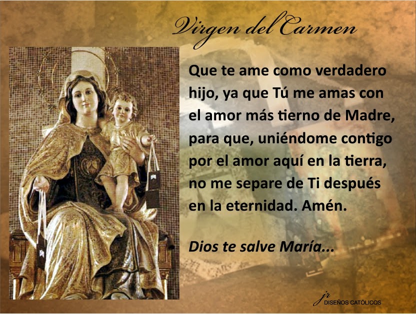 poema a la virgen del carmen