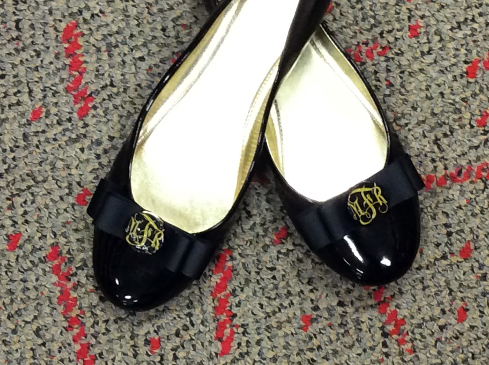 The Happy Little Hive Monogram Shoe Clips