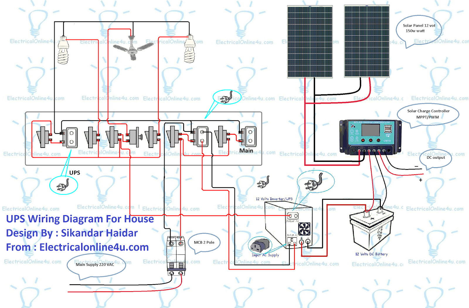 Ups Battery Connection Diagram - Knittystash.com