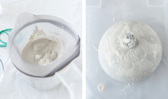 Diy portavelas en forma de calabaza